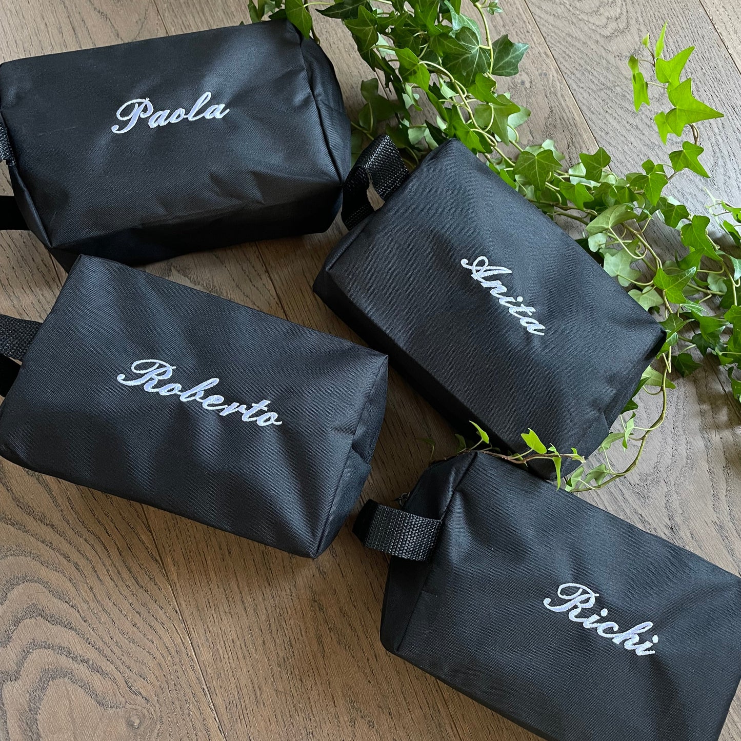 POCHETTE NERA PERSONALIZZATA