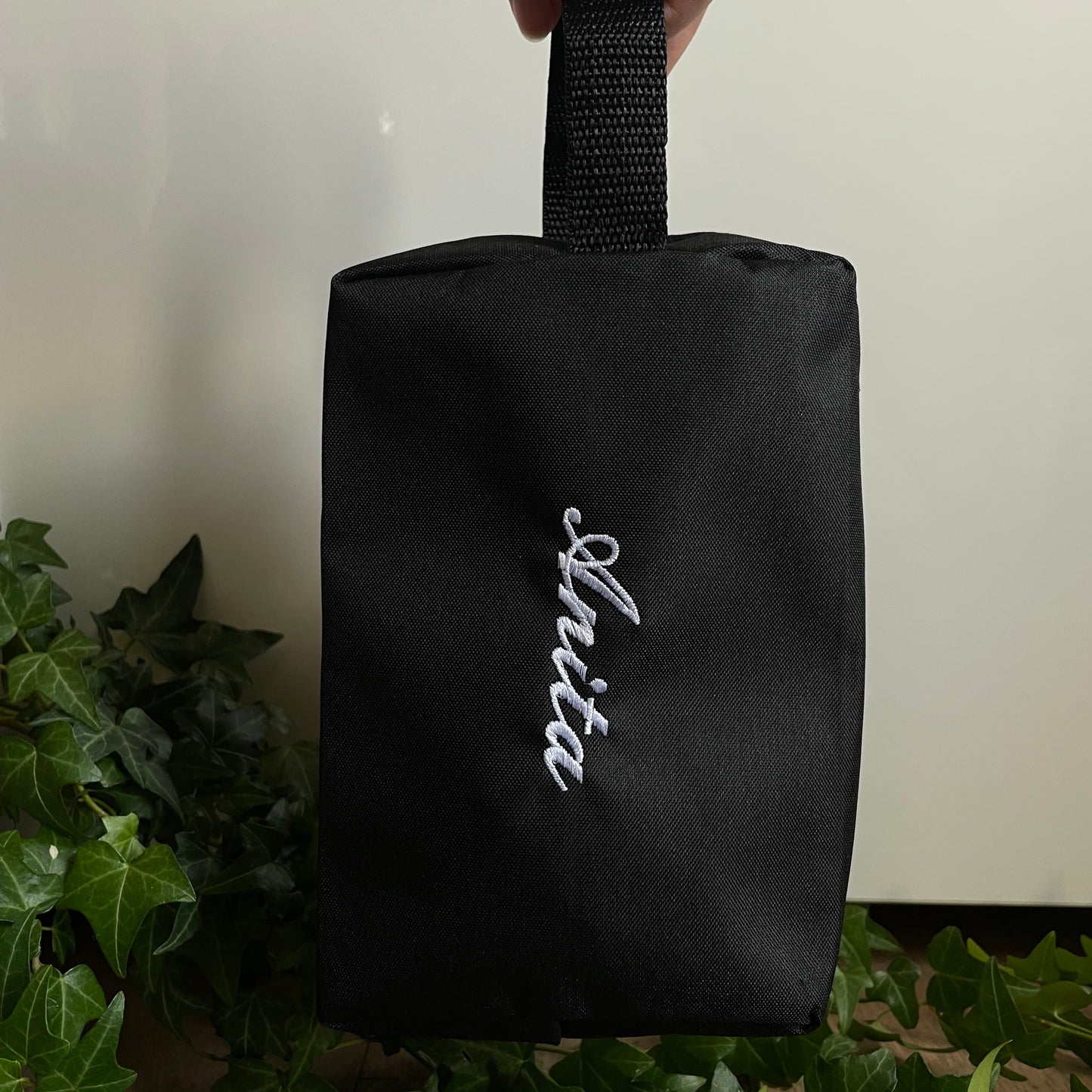 POCHETTE NERA PERSONALIZZATA