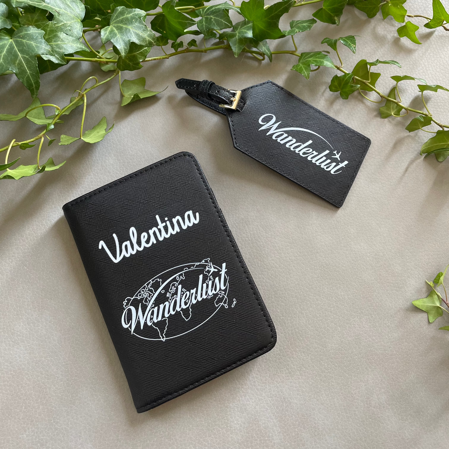 PORTA PASSAPORTO & ETICHETTA VALIGIA