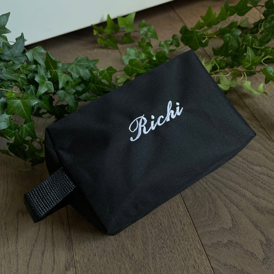 POCHETTE NERA PERSONALIZZATA