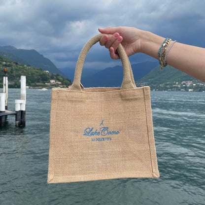 BORSA IN JUTA LAKE COMO