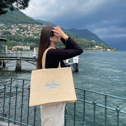 BORSA IN JUTA LAKE COMO