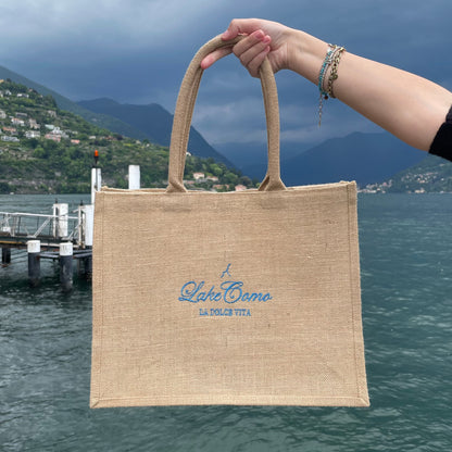 BORSA IN JUTA LAKE COMO