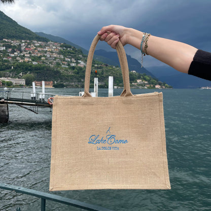 BORSA IN JUTA LAKE COMO